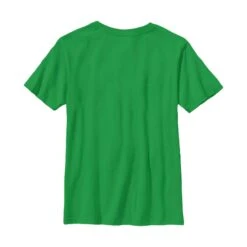 Boy's Nintendo Luigi Circle Icon T-Shirt -Fifthsun Shirts BOYS Crew Tee KELLY Back 5a7e7507 bd8e 482d 97cc a47edea6c12c