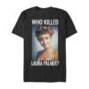 Men's Twin Peaks Who Killed Laura Palmer T-Shirt -Fifthsun Shirts Web 16TWPK10030B 001 MISSING POSTER 1