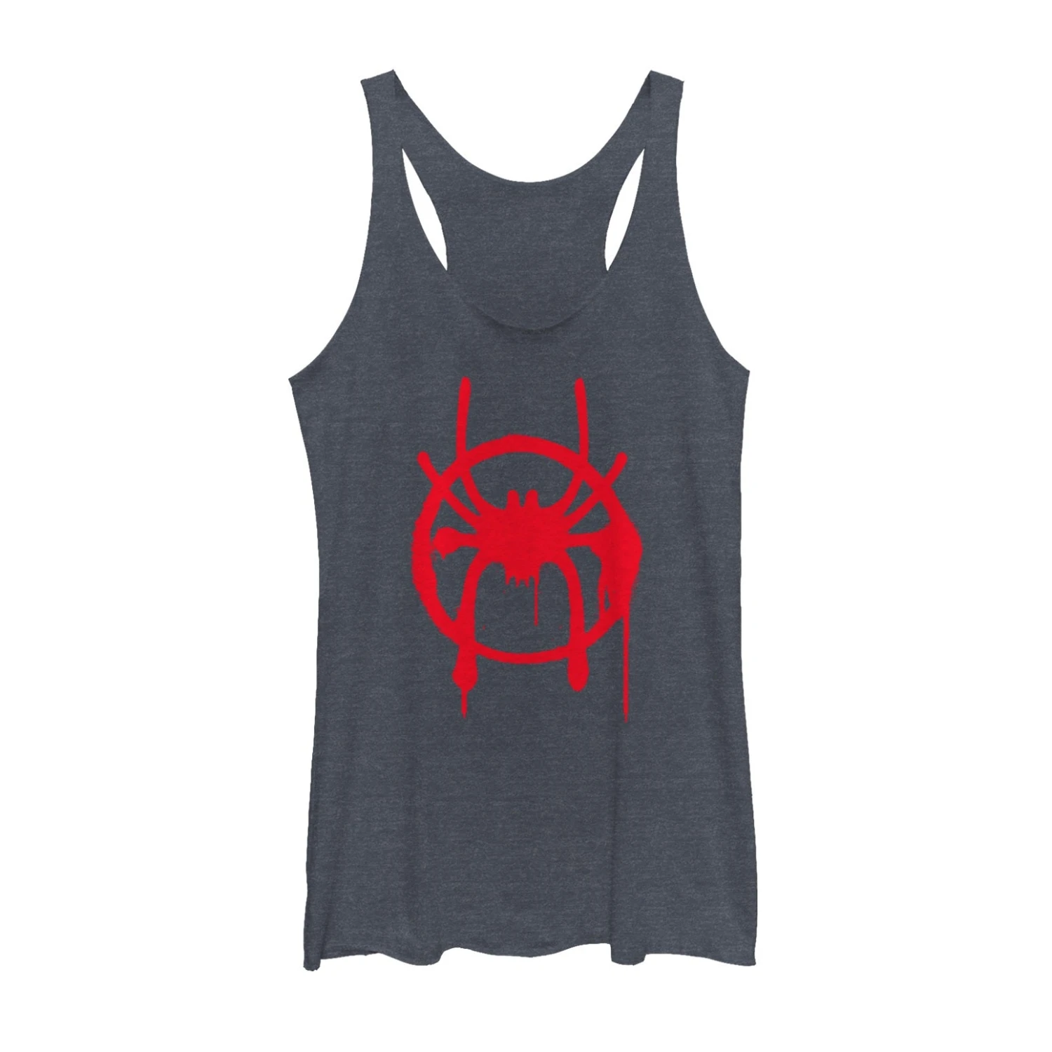 Women's Marvel Spider-Man: Into The Spider-Verse Symbol Racerback Tank Top 3 Women's Marvel Spider-Man: Into The Spider-Verse Symbol Racerback Tank Top